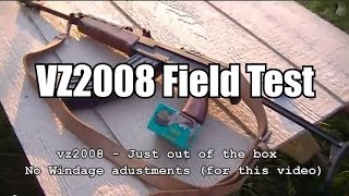 vz2008 - 200 yd and 400 yd shots - Off hand - vz58 clone