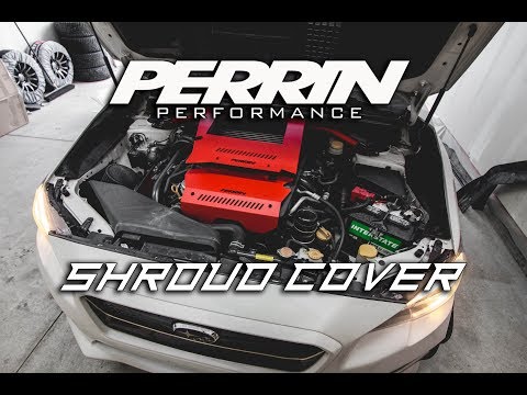 Perrin Shroud & Pulley Engine Bay Cover | 2015+ WRX