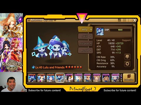Why you should build and How to Rune Lulu and Friends | Summoners War