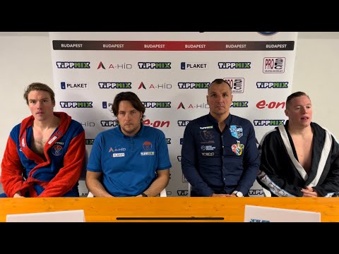 A-Híd VasasPlaket-Szegedi VE 14-7 - sajtótájékoztató