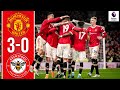Varane's First United Goal! | Manchester United 3-0 Brentford | Highlights