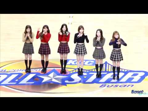 170122 에이핑크(Apink) - 별의 별(부산) @KBL 올스타전 전체캠[fancam] by 땀맨