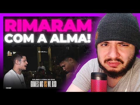 (PEGOU F0G0 🔥) GOMES MC (DF) X WL BXD  - COLISEU X OS FORA DO EIXO | REACT BAUEB