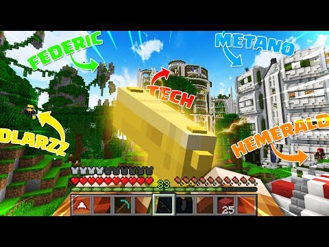EREN vs METANO vs TECH vs HEMERALD vs DLARZZ vs FEDERIC - Minecraft ITA - FORTCRAFT