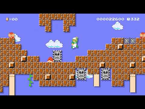 Road to Mushroom Kingdom by Sascha85 🍄 Super Mario Maker 2 ✹Switch✹ #bla