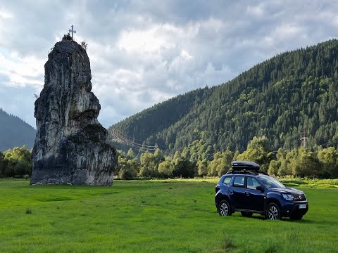 Piatra Dracului (Teiului), Viaduct Poiana Largului DN 15, 4k ultra videofootage Dji Mini 3 Pro drone