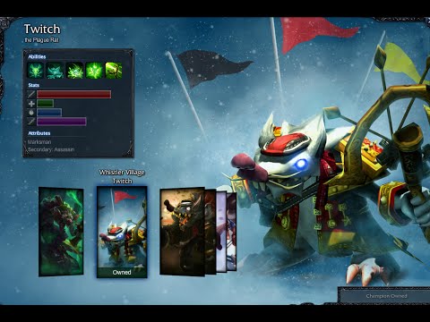 Whistler Village Twitch Skin Spotlight Gameplay 1080p HD