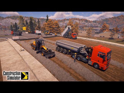 Timelapse👷Multiplayer🚧 High Way Works - E.U Map 🚧Construction Simulator 23