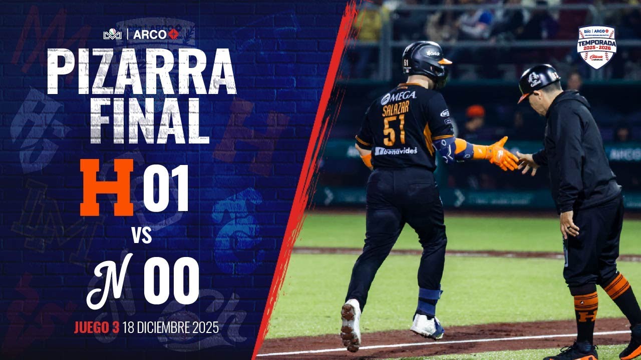 RESUMEN: Naranjeros de Hermosillo vs Jaguares de Nayarit | 18 de Diciembre de 2025