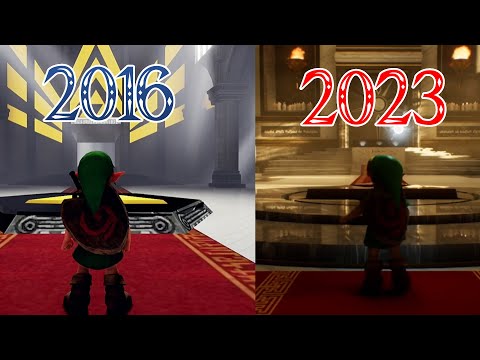 Unreal Engine - Ocarina of Time [2016] vs [2023] Development Progress