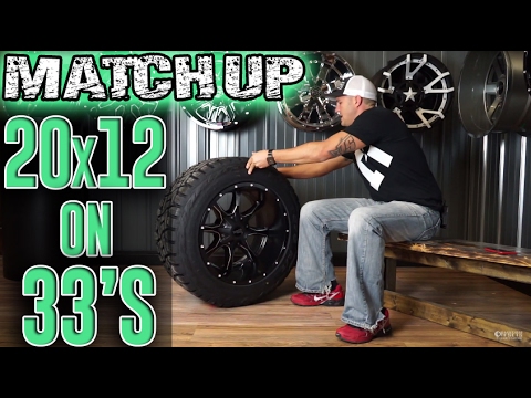 Custom Offsets Match Up: 33x12.5 on 20x12