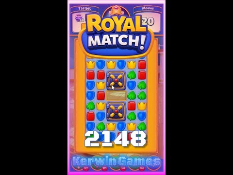 Royal Match Level 2148 - No Boosters Gameplay