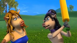 Back At The Barnyard Abby Vs Veronica + Freddy and Peck Get Accidentally Trapped In The Diamond Mine