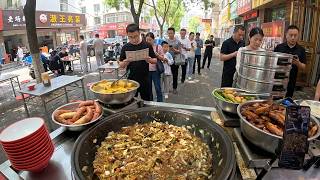Uncut POV | Scooping Stewed Veggies & Broth | Real-Time Vendor Workflo