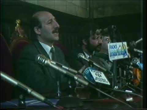 Presentació del traçat de la Variant de Girona (17/03/1987)