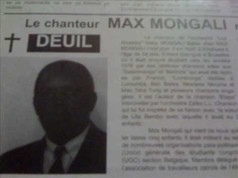 ZIZI ZANGA ( de  Los Nickelos ) -   Hommage à   MAX MONGALI de Yéyé National.wmv