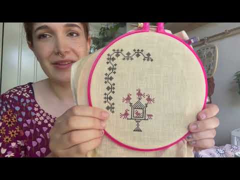 Flosstube #1 - March 2022 - Modern Folk Embroidery SAL, Stitchy Princess #StitchforUkraine