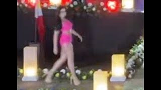 Sexy Girl in Bikini FALLS during Miss Lemery Saug Festival 2025 Swimsuit Competition