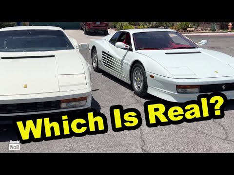 Real vs Fake Ferrari Testarossa Replica Kit Car Comparison