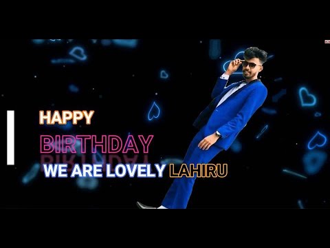 Happy Birthday Lahiru