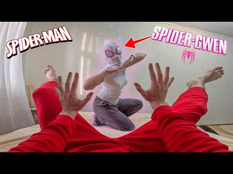 WHAT IF SPIDER-MAN GOT SPIDER-GWEN AS HIS NEW NEIGHBOR ?! (Funny Parkour POV Story)