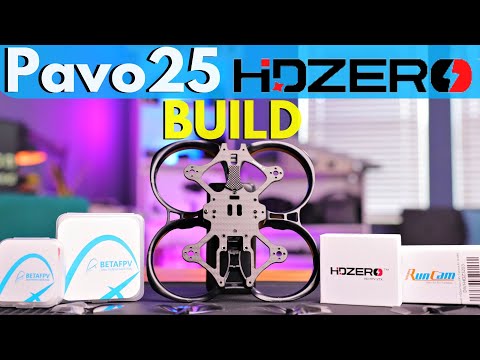 Pavo25 HDZero Build | Modern Frame meets Modern Electronics