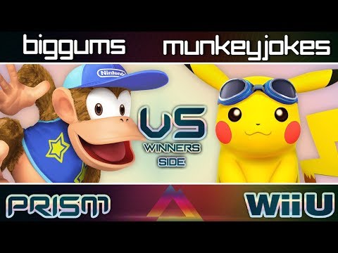 PRISM 116 - Biggums (Diddy Kong) vs. Munkeyjokes (Pikachu) - Winners Side - Smash Wii U