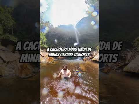 A CACHOEIRA Mais Linda de Minas Gerais! #Shorts