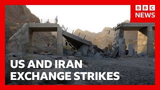 US and Iran exchange strikes after two US soldiers killed in Jordan | BBC News