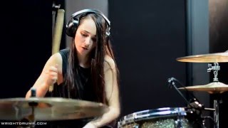 Wright Drum School - Kayla Philp - Thursday - Magnets Caught In a Metal Heart - Drum Cover