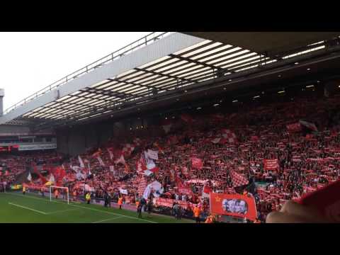 Awesome you ll never walk alone liverpool vs chelsea 27 04 2014