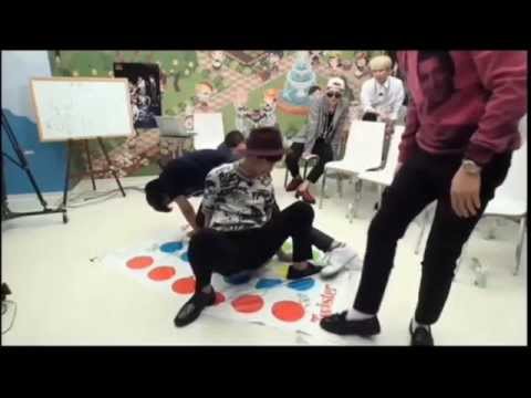Block B playing Twister [Jaehyo vs B-Bomb]