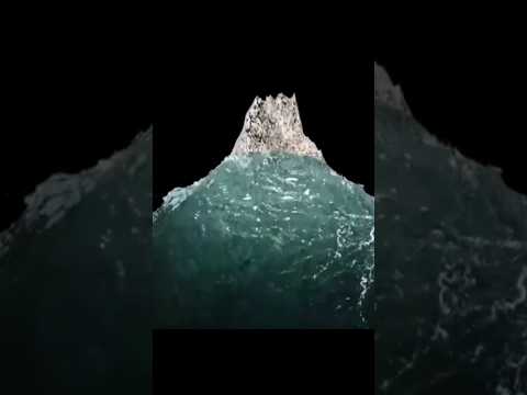 This is how moon affect the ocean tides. #moon #oceanwaves #gravity #shorts #fyp