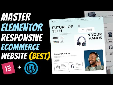 Build a Responsive ELECTRONIC E-Commerce Website using ELEMENTOR | Wordpress Elementor Tutorial 2026