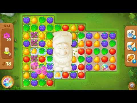 Gardenscapes Area 9 Day 1 Level 1973 - No Boosters Or Hacks