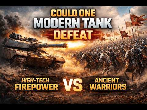 could one modern tank defeat 10000 medieval knights?