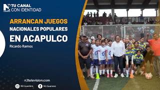 Arrancan Juegos Nacionales Populares en Acapulco