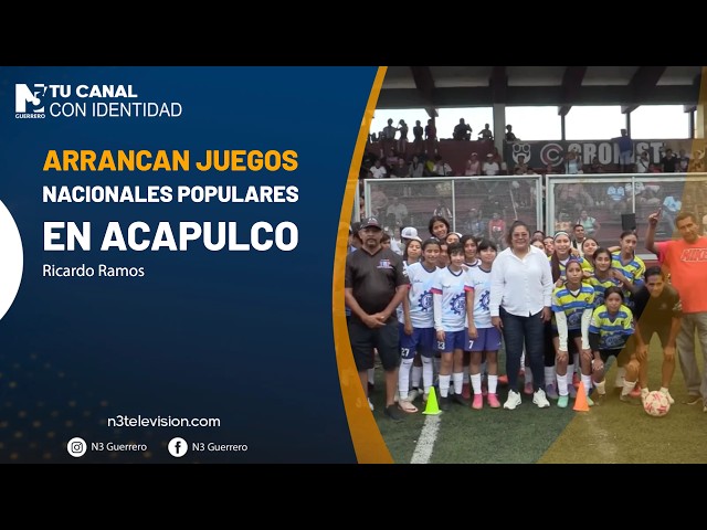 Arrancan Juegos Nacionales Populares en Acapulco