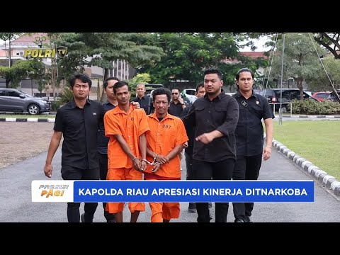 POLDA RIAU UNGKAP KASUS JARINGAN NARKOBA