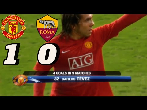 Highlights Manchester United vs AS Roma. UCL 200/2008 Quarter finals