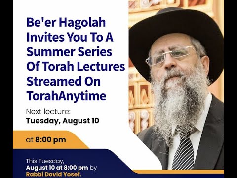 Israel - Our role as American Jews with Rabbi Dovid Yosef