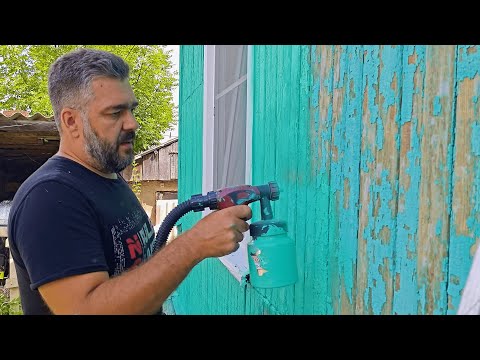 Покраска старого дома без опыта, своими руками! / Арстайл /