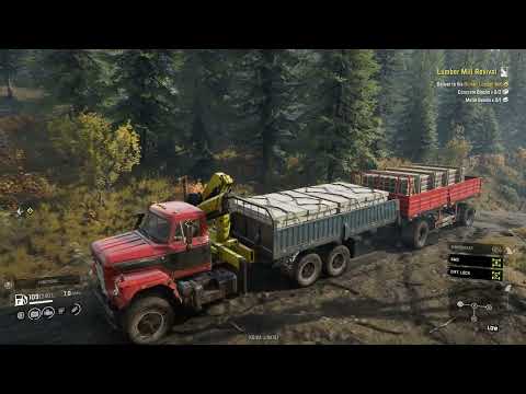 SnowRunner Lumber Mill Revival Task