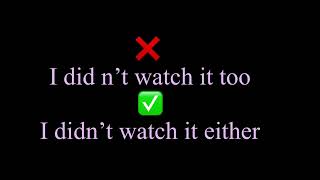 Common Mistakes in English Grammar ❌✅/English Speaking Practice