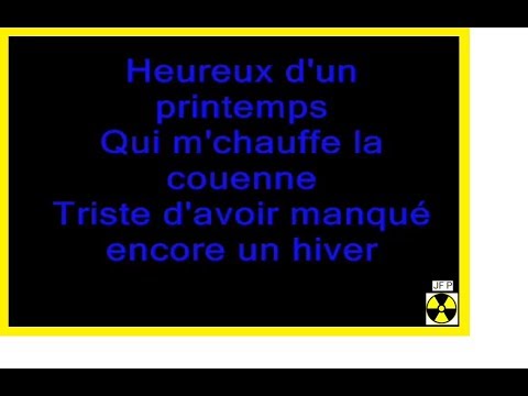 ♥ Paul Piché - Heureux d'un printemps ♥  - Paroles / Lyrics ♥