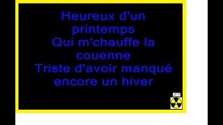 ♥ Paul Piché - Heureux d'un printemps ♥  - Paroles / Lyrics ♥