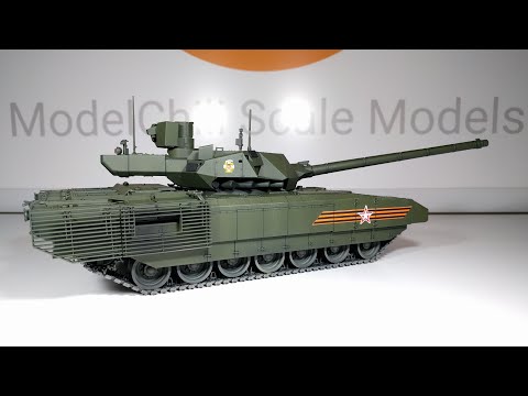 Building Zvezda's 1/35 scale T-14 Armata Russian MBT