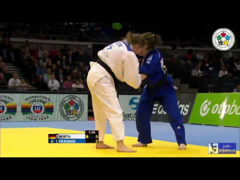 Judo 2014 Grand Prix Dusseldorf: With (GER) - Krasniqi (KOS) [-48kg] bronze