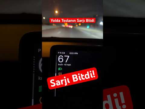 Yolda Teslanın Sarjı Bitdi #carxaz #carxazerbaycan #tesla #chage