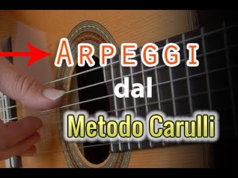 📺Lezione di chitarra classica arpeggi metodo Carulli